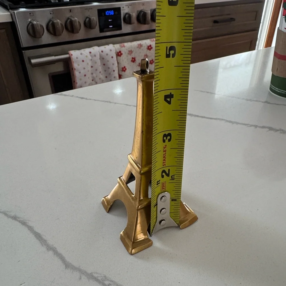 Brass Eiffel Tower Figurine By Restoration Hardware
